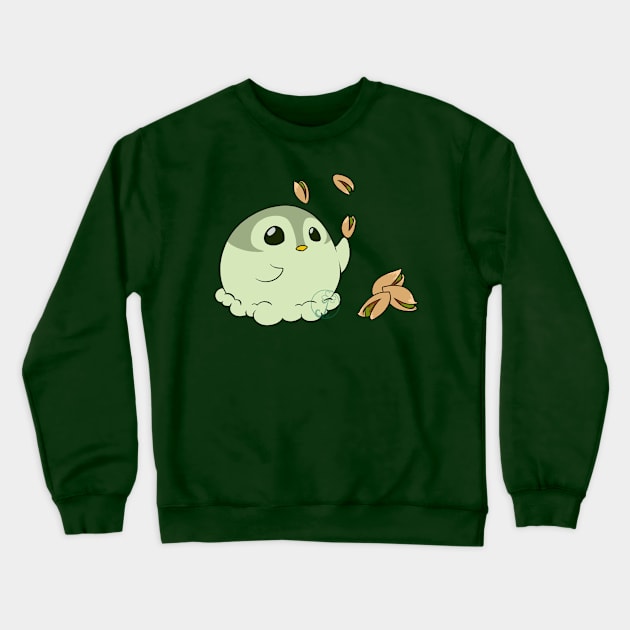 Penguinscoops - pistachio Crewneck Sweatshirt by JuditangeloZK